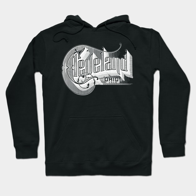 Vintage Cleveland, OH Hoodie by DonDota